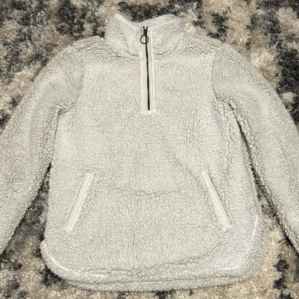 Cozy Sherpa Cream Pullover
